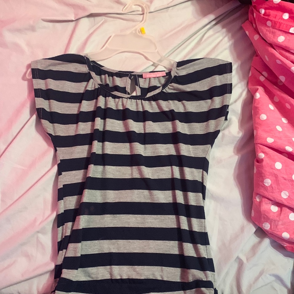 Stripes short sleeve shirt
